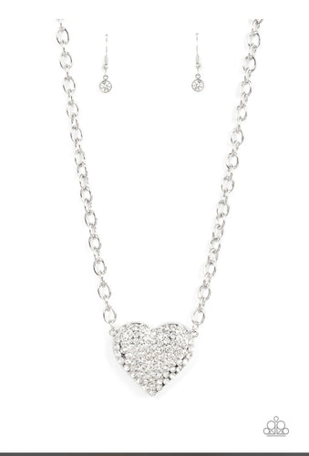 Heartbreakingly Blingy - White